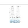 Cupped Reverse Locking Circuit Board Support