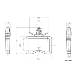 GRW | Support de câble miniature | Gecko Fastener GmbH 2