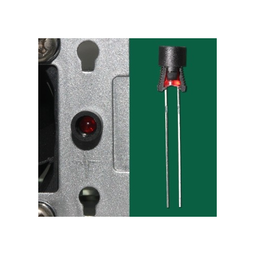 GCLED-1GK - 5, 2-pins cilindrische LED-houder | Gecko Fastener GmbH