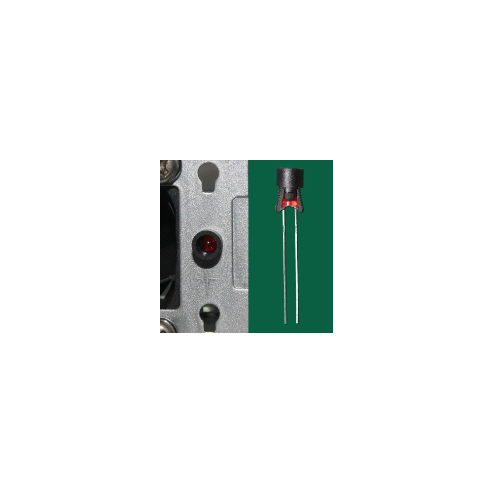GCLED-1GK - Soporte LED cilíndrico de 5 y 2 pines | Gecko Fastener GmbH