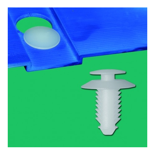 GMBDA-24 - Canoe Clip, Plastic, Natural | Gecko Fastener GmbH