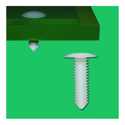GMBTR-32 - Kano-clip, kunststof, naturel | Gecko Fastener GmbH