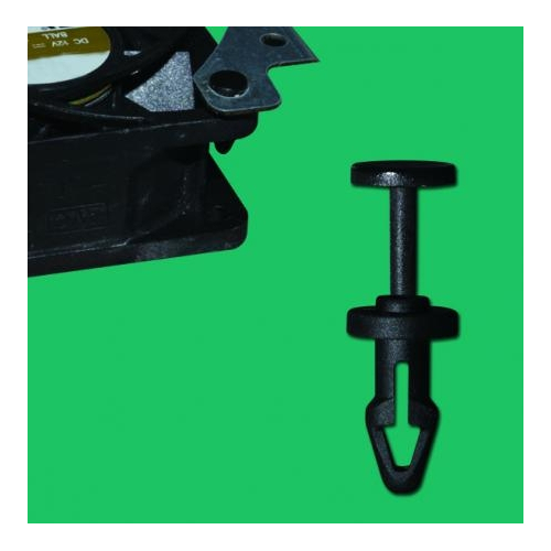 GSQR-3KM - Rivetto a scatto antivibrazioni per ventola | Gecko Fastener GmbH
