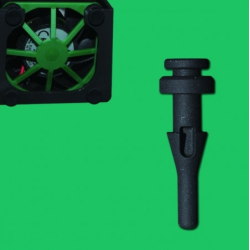 GSRL-24JK - Rivetto a scatto antivibrante per ventola | Gecko Fastener GmbH 2