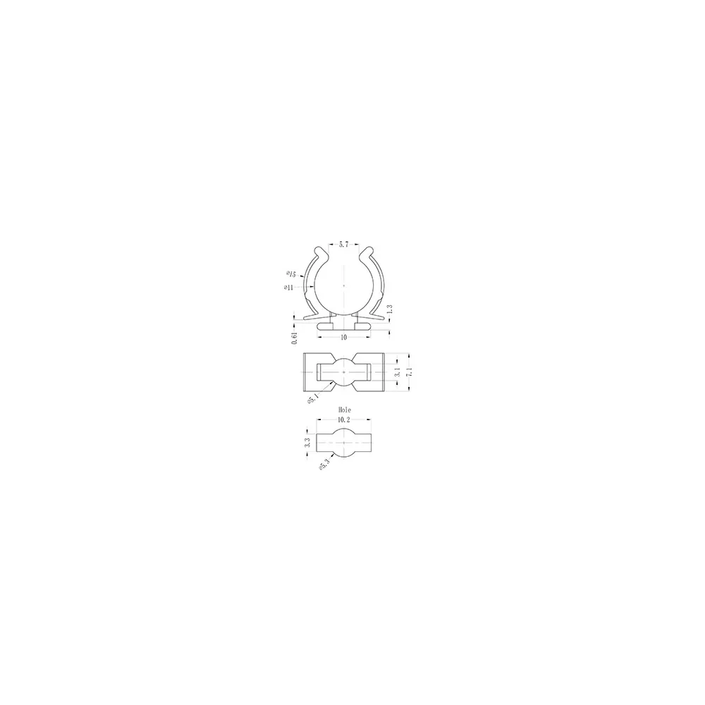 GH-62 | Rond kabelzadel | Gecko Fastener GmbH