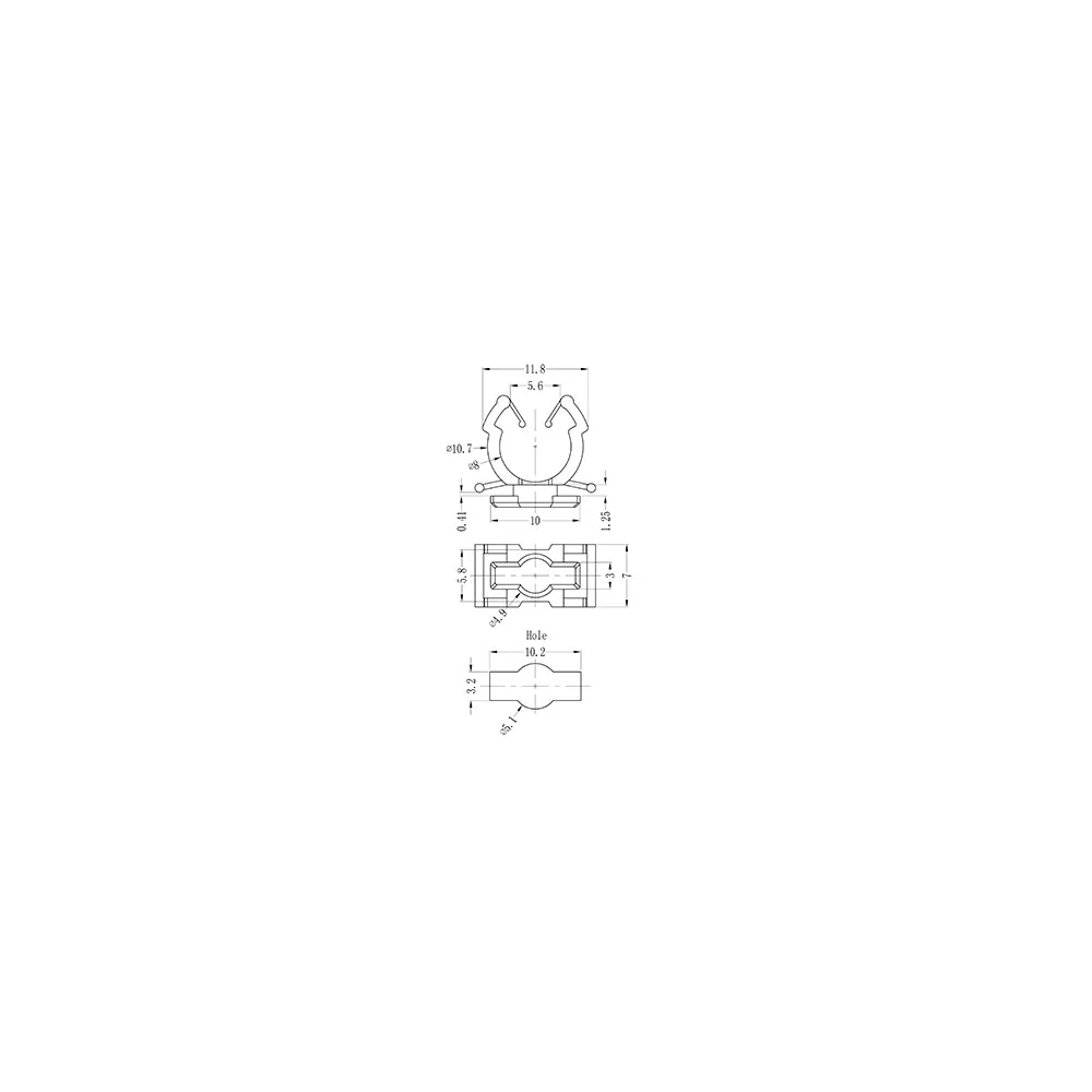 GH-63 | Runde Kabelschelle | Gecko Fastener GmbH