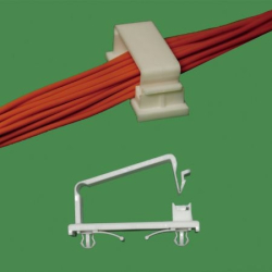GFAA-31K - Cable retainer (wire saddle) | Gecko Fastener GmbH 2
