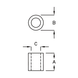 G101A - Round Spacer Support | Gecko Fastener GmbH 2
