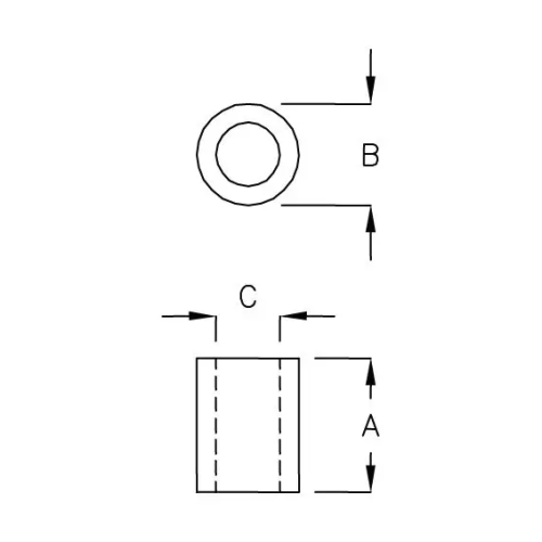 G201 - Soporte espaciador redondo | Gecko Fastener GmbH