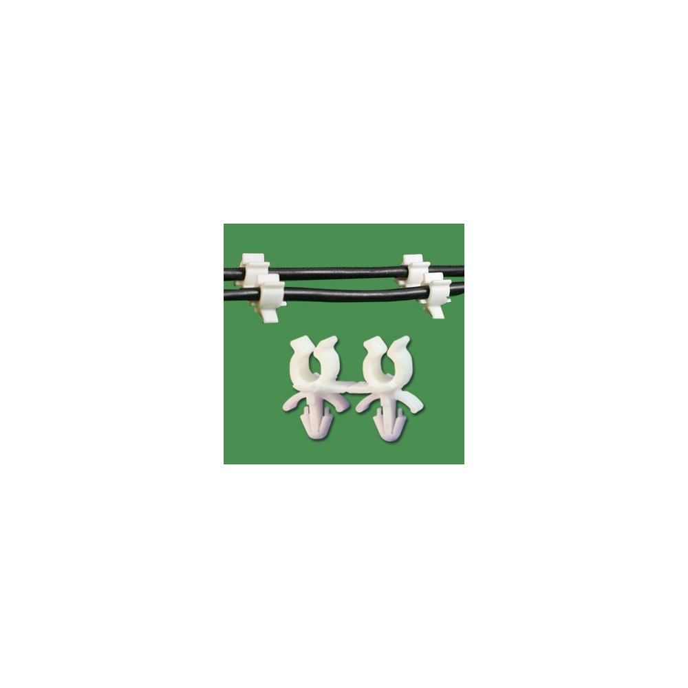 G2CS-2WQ - Kabelhalter (Wire Saddle) | Gecko Fastener GmbH