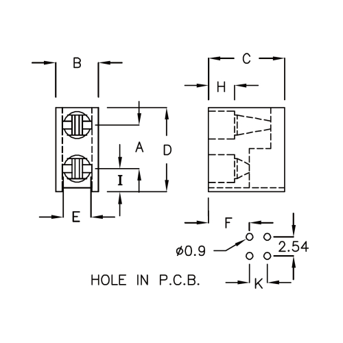G2LED-3A - LED-Gehäuse | Gecko Fastener GmbH