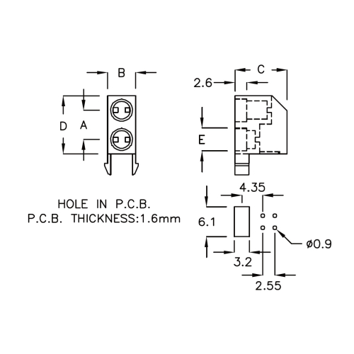 G2LED-5C - LED-Gehäuse | Gecko Fastener GmbH