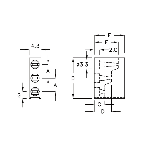 G3LED-3 - LED-Gehäuse | Gecko Fastener GmbH