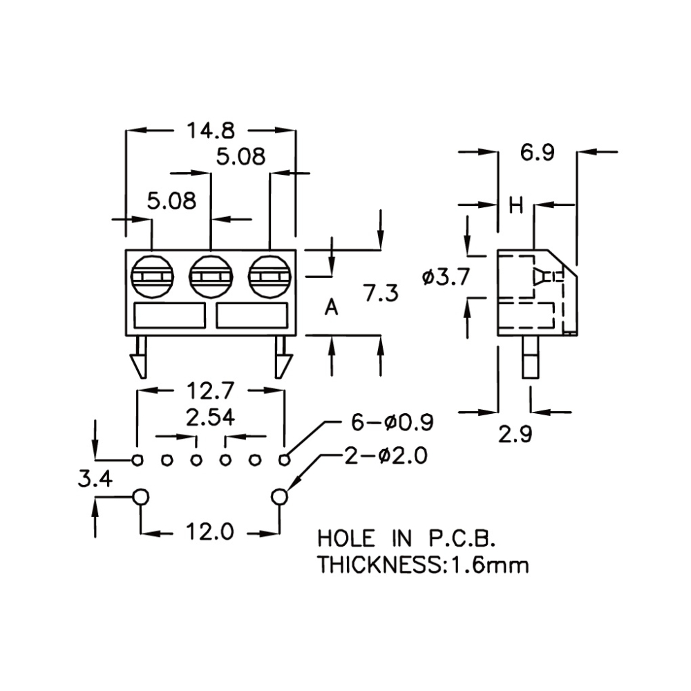 G3LED-3AT - Boîtier LED | Gecko Fastener GmbH
