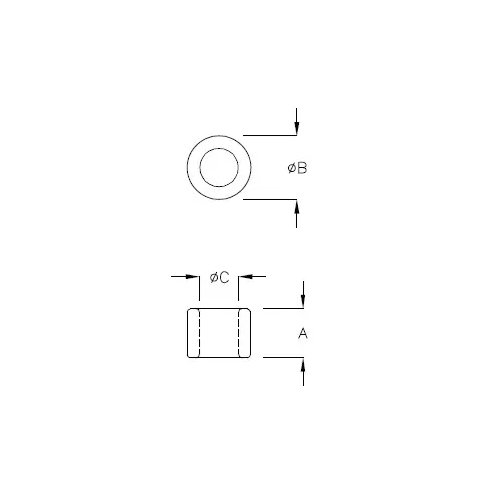 G403QP - Support d'entretoise rond | Gecko Fastener GmbH