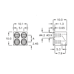 G4LED-3 - LED-Gehäuse | Gecko Fastener GmbH 2