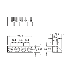 G4LED-5 - Carcasa para LED | Gecko Fastener GmbH 2