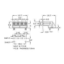 G4LEL-6A - Boîtier LED | Gecko Fastener GmbH 2
