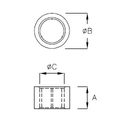 G505-3L - Round Spacer Support | Gecko Fastener GmbH 2