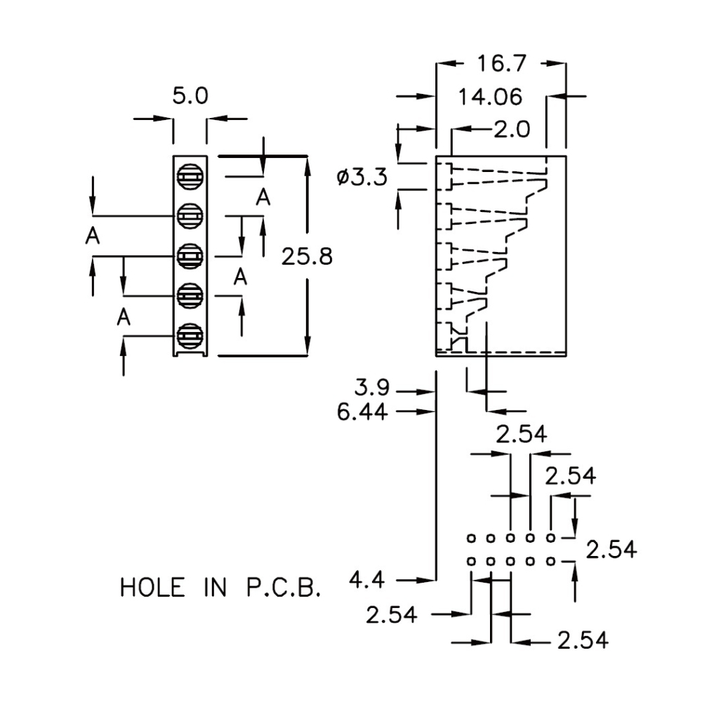 G5LED-3 - Carcasa para LED | Gecko Fastener GmbH