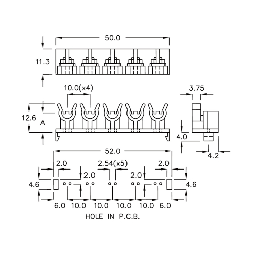 G5LED-5BT - LED-behuizing | Gecko Fastener GmbH