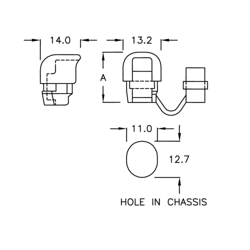 G5R-6 - Strain Relief Bushing | Gecko Fastener GmbH