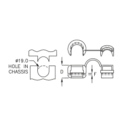 G7R-2D - Strain Relief Bushing | Gecko Fastener GmbH 2