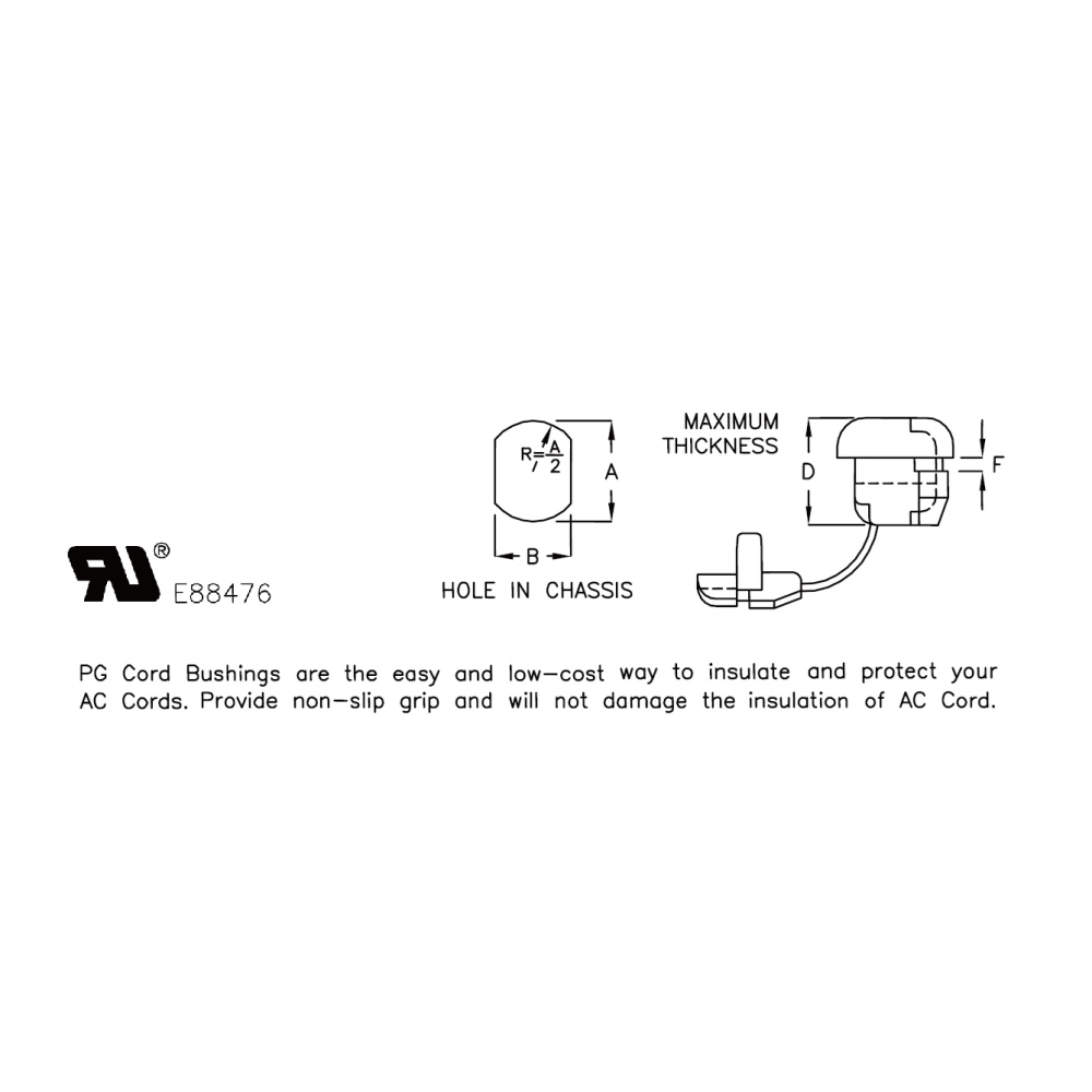 G7R-7 - Strain Relief Bushing | Gecko Fastener GmbH