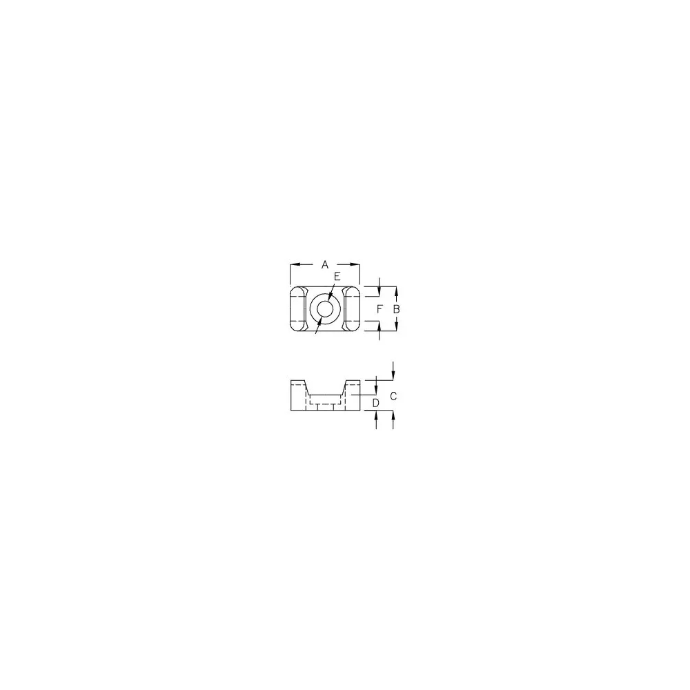 GAB-1 - Support de câble (Wire Saddle) | Gecko Fastener GmbH
