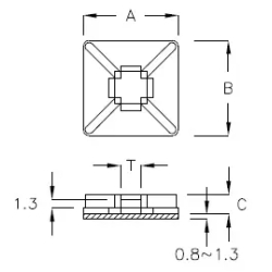 GAB-2 - Cable clamp | Gecko Fastener GmbH 2