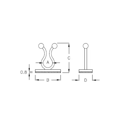 GAB-3DT - Collier de câble | Gecko Fastener GmbH