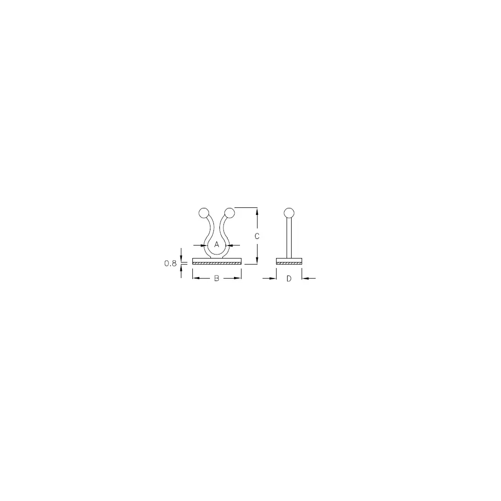 GAB-3DT - Cable clamp | Gecko Fastener GmbH