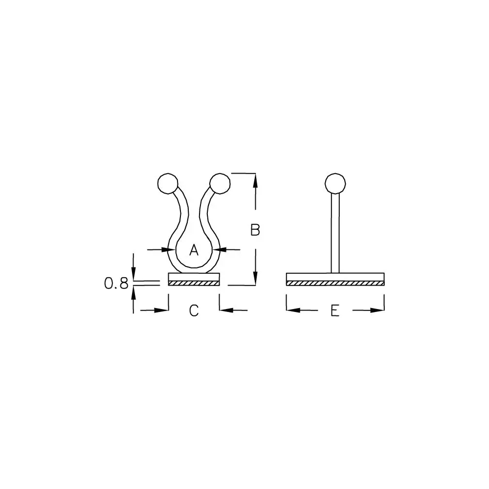 GAB-4 - Cable clamp | Gecko Fastener GmbH