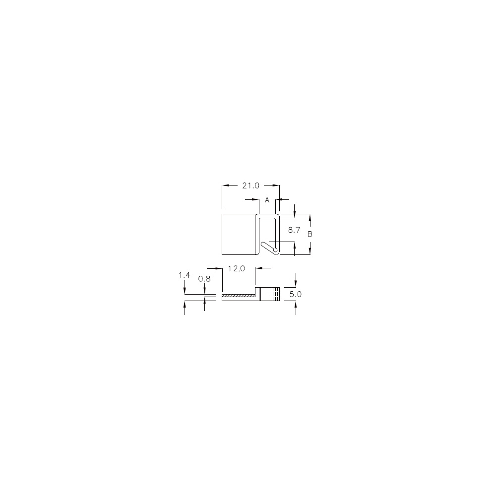GAB-5 - Support de câble (Wire Saddle) | Gecko Fastener GmbH