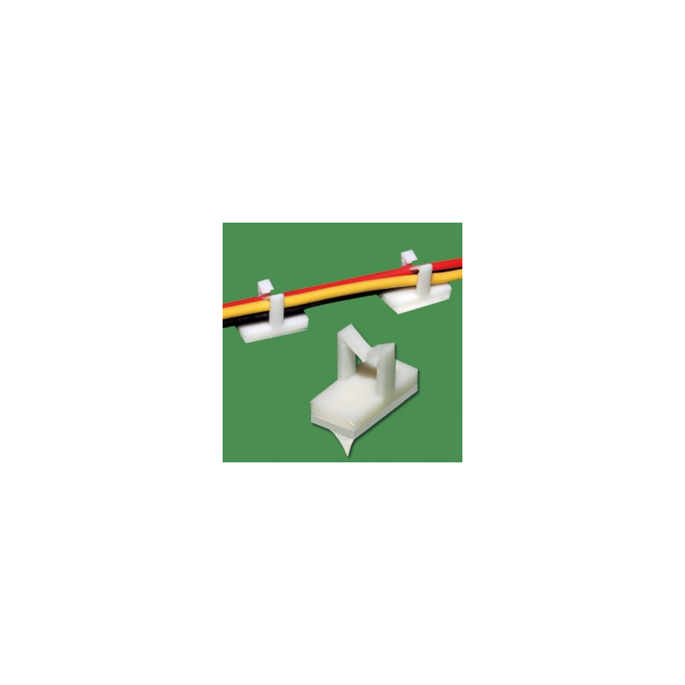 GABD-10P – Cable holder (wire saddle) | Gecko Fastener GmbH