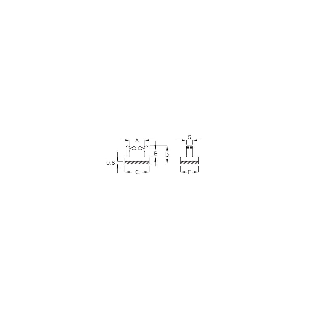 GABH-4K - Support de câble (Wire Saddle) | Gecko Fastener GmbH