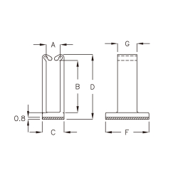 GABK-5Q - Supporto per cavi (Wire Saddle) | Gecko Fastener GmbH