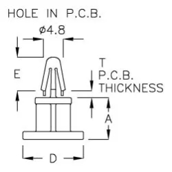 GACBK-9HG - Distanziatore | Gecko Fastener GmbH