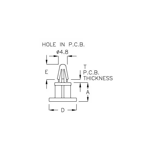 GACBK-9HG - Spacer | Gecko Fastener GmbH