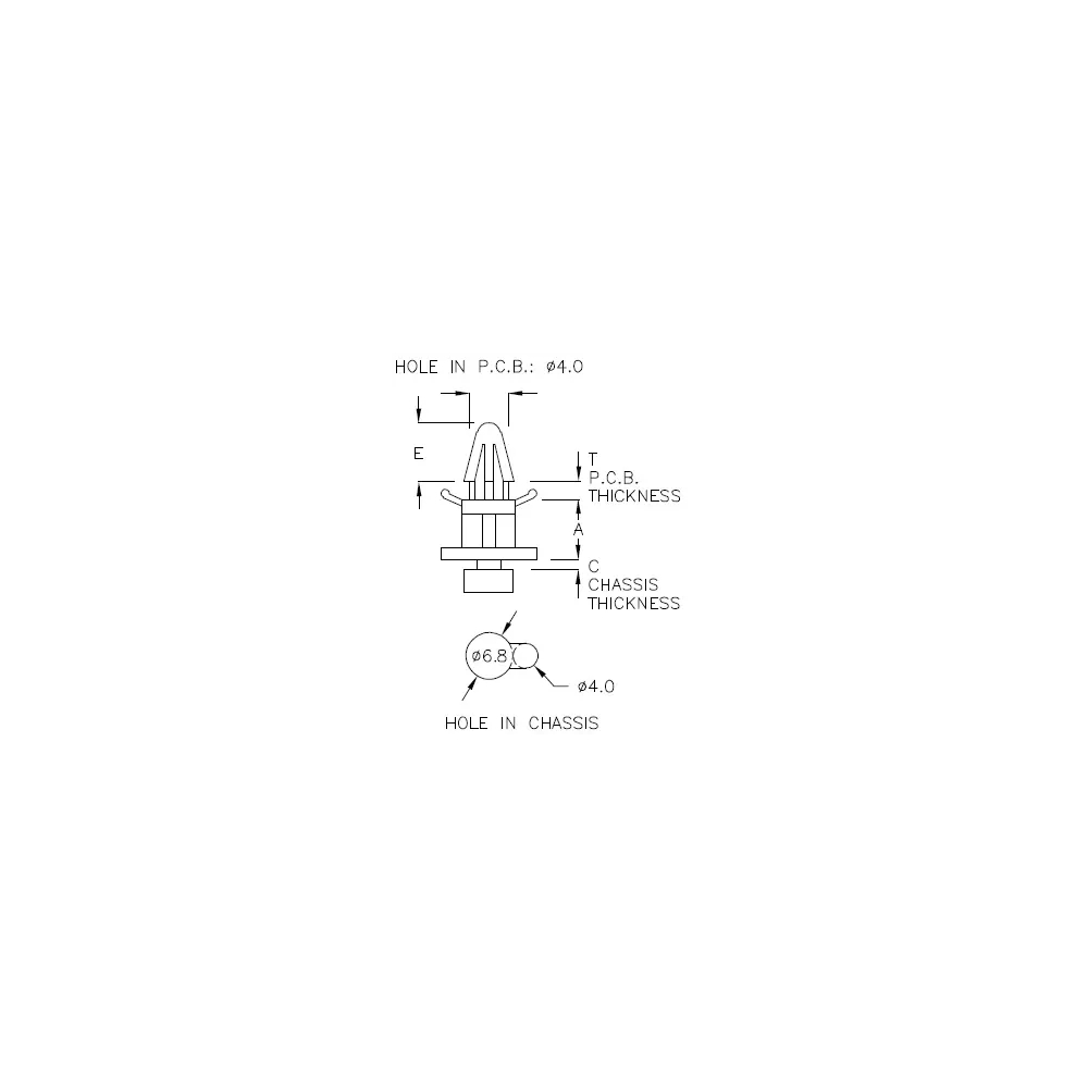 GACBS-6K - Abstandshalter | Gecko Fastener GmbH