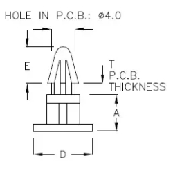 GACBS-6Y - Distanziatore | Gecko Fastener GmbH 2