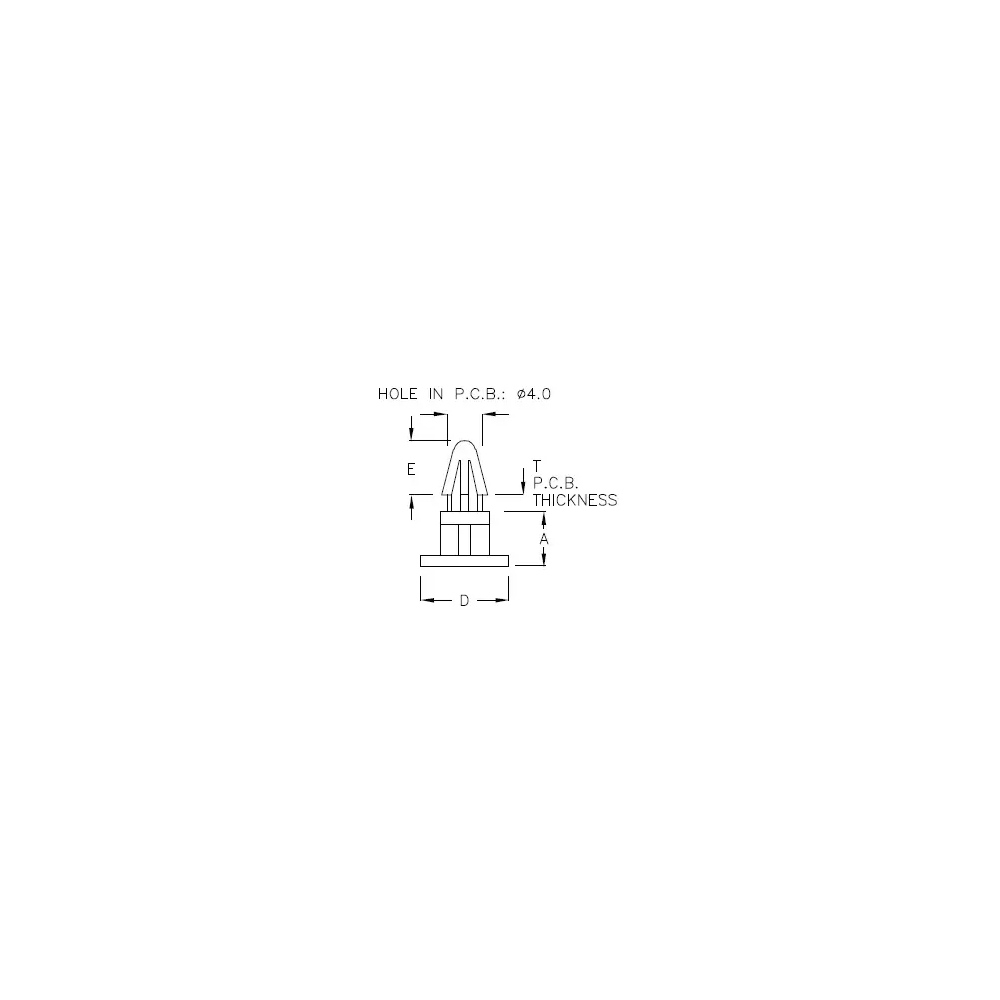GACBS-6Y - Afstandhouder | Gecko Fastener GmbH