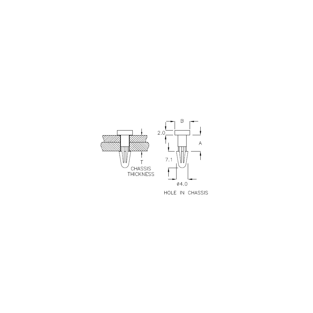 GACK-1A - Bouton de fixation | Gecko Fastener GmbH