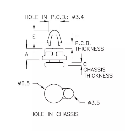 GACMS-3RK - Abstandshalter | Gecko Fastener GmbH
