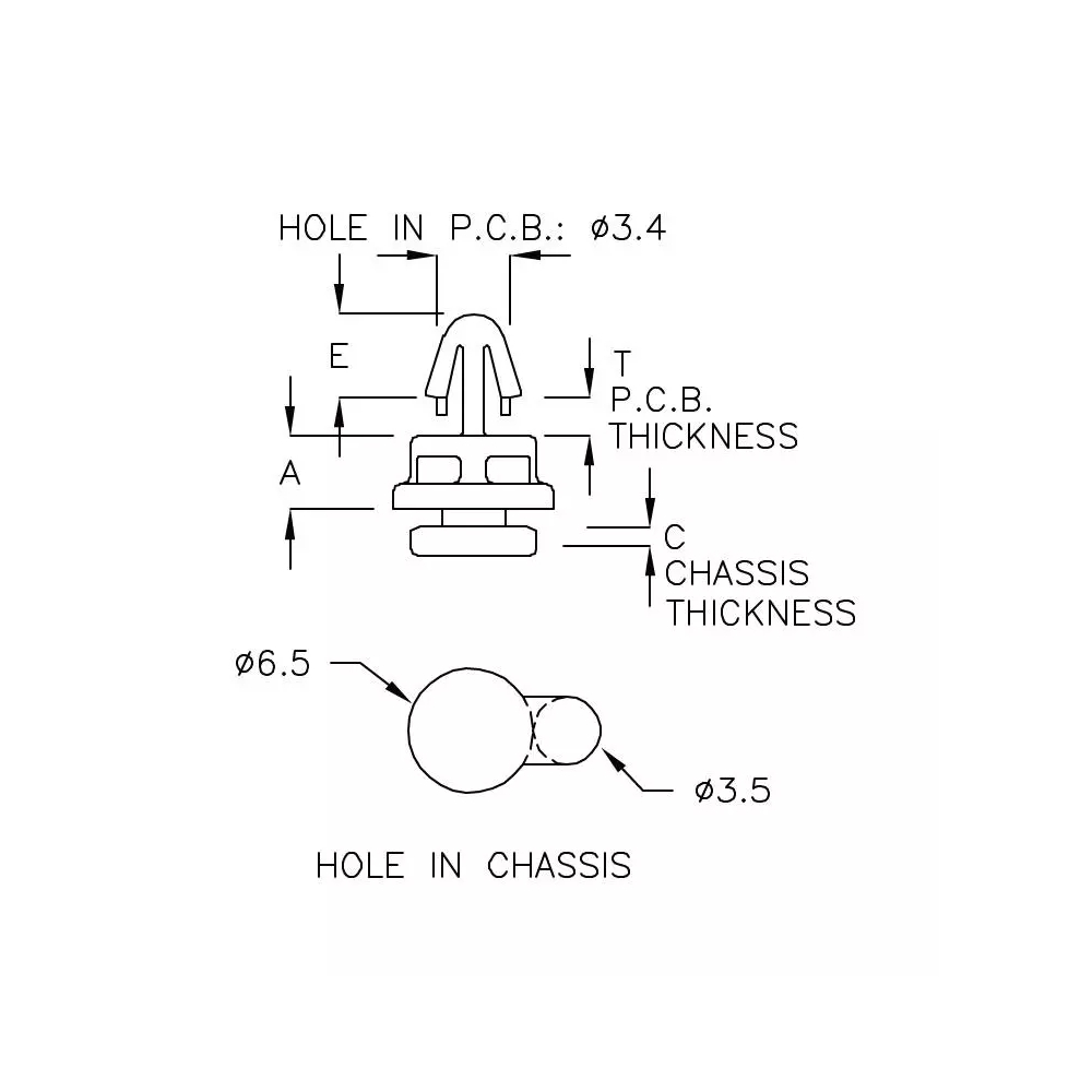 GACMS-3RK - Abstandshalter | Gecko Fastener GmbH
