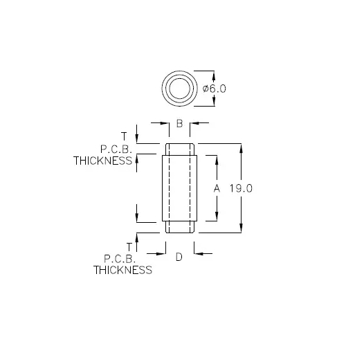 GADA-15 - Supporto distanziatore rotondo | Gecko Fastener GmbH