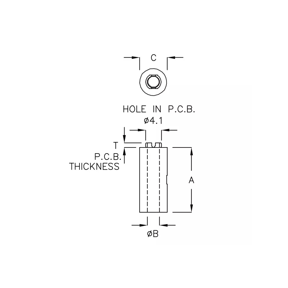 GADH-17 - Round Spacer Support | Gecko Fastener GmbH