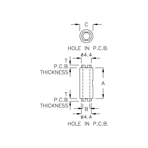 GADHM-14 - Round Spacer Support | Gecko Fastener GmbH