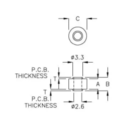 GADJ-2CH - Round Spacer Support | Gecko Fastener GmbH 2