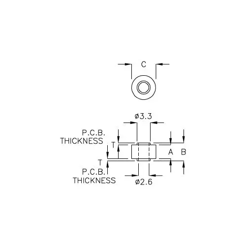 GADJ-2CH - Round Spacer Support | Gecko Fastener GmbH
